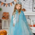 thumbnail image 5 of Princess Dress Up kids Costume Props Halloween Christmas gifts,11Pcs Fairy Princess for Toddler Girls Costume Sets Cape Wand Headband Tutu Skirt Jewelry New Year Gifts for Girls3 4 5 6 7 8 Year Old, 5 of 6