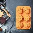 thumbnail image 4 of Halloween Pumpkin Baking Mold - 3D Silicone Candy/Soap/Candle Mould for Thanksgiving & Autumn Treats, Cupcakes & Home Decor, 4 of 9