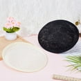 thumbnail image 4 of 2Pcs Hat Base 2 Colors Millinery Fascinator Base Cloth Fascinator Hat Bases Cocktail Hats Making Accessaries for Making Party Wedding Church Colorful, 4 of 5