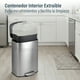 thumbnail image 3 of MAGMA LIFE Bote de Basura Smart Step 50L Rectangular de Pedal con Tapa,Cierre y Apertura Suave, Filtro Anti-olor, Acero Inoxidable Antihuellas, Cubo Interior Extraible, 3 of 7