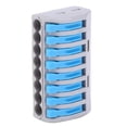 thumbnail image 2 of Terminal Block, 50PCS Wiring Connector  For 4mm² 11-28AWG Hard Wires Blue, 2 of 8