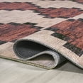 thumbnail image 5 of JONATHAN Y WASHABLE 2 x 8 Runner Rug, Timantii Trellis Kilim - Red/Ivory, WSH123A-28, 5 of 9