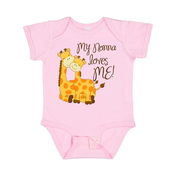 Inktastic My Nonna Loves Me Boys or Girls Baby Bodysuit