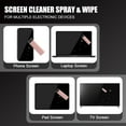 thumbnail image 4 of walrfid Car Screen Cleaner, Computer Screen Cleaner Spray and Wipe, Laptop Cleaning Mist Kit for Electronic iPad, iPhone, Phone, MacBook, TV, Monitor, Tablet Display, with Black Graffiti Case - Pink, 4 of 6