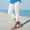 White, variant on BUIGTTKLOP Capri Leggings for Women Dressy Causal High Waisted Lace Patchwork Cropped Pants Stretch Ladies Pull on Summer Capris