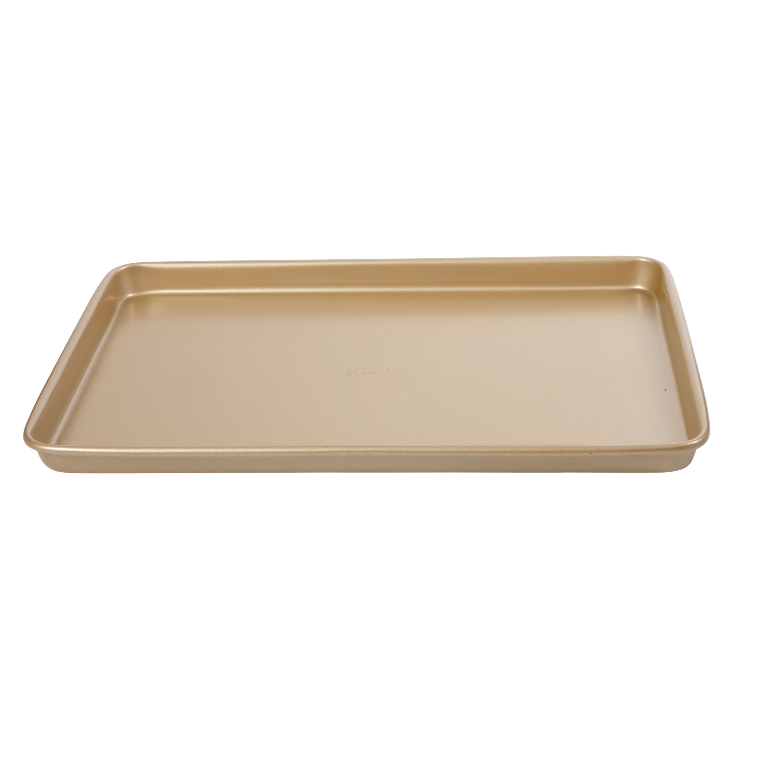 Martha Stewart Everyday 5-Piece Nonstick Carbon Steel Bakeware Set, Oven Safe, Champagne