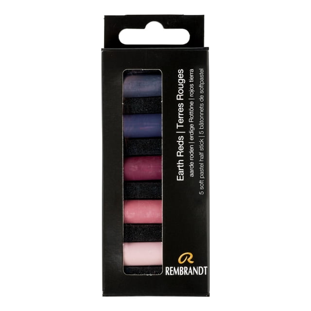 Set de pasteles suaves Rembrandt Micro de 5 piezas, rojos tierra