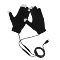 thumbnail image 3 of PMVFHDE Warm Gloves USB Powered Thermal Touchscreen Gloves for Men Women, Heated Comfort for Chilly Weather Winter Gloves Black，One Size, 3 of 6