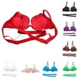 thumbnail image 3 of Women's Deep U Push Up Multi-Way Convertible Plunge Bra, 3 of 3