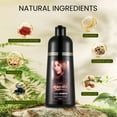 Musatteng Hair Color Conditioner Color Hairspray Natural 3 In One Hair Color & Care Shampoo Oil
