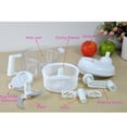 thumbnail image 3 of Hand Cranked Veggie Chopper, White Detachable Vegetable Chopper  for Vegetable Cutting, 3 of 8