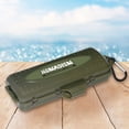 thumbnail image 1 of Mini Estuche De Almacenamiento Mini estuche de almacenamiento de 12 compartimentos, herramienta de pesca portátil impermeable (verde militar), 1 of 8