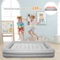 thumbnail image 6 of KITBONIS Air Bed for Kids Inflatable Travel Bed Toddler Blow Up Bed for Indoor Outdoor Air Mattress Set for Child Double-sided Mattress, 6 of 7