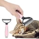 thumbnail image 1 of Cortador de nudos para pelo de perro y gato, rastrillo, peine, cepillo, herramienta de aseo, rosa, talla S, 1 of 10