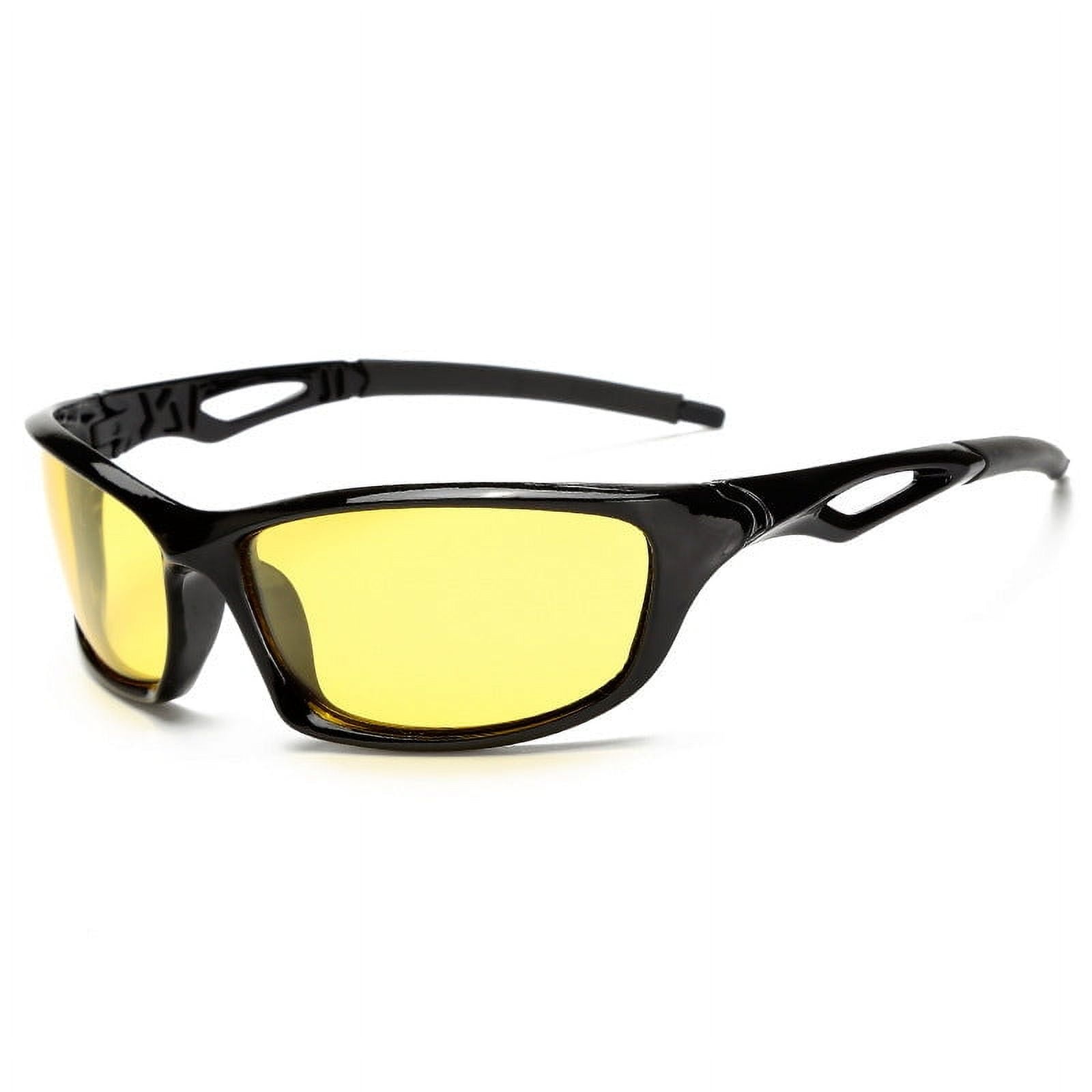 Mens Polarized Sports Sunglasses with TAC Lenses Outdoor Riding Glasses Enhanced Clarity and Eye Protection for Driving