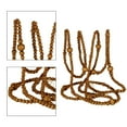 thumbnail image 6 of kowaku Wood Beads Garland Christmas Beaded Garland Rustic Prayer Beads Wall Hanging for Indoor Outdoor Fireplace Home Holiday Favors Coffee, 6 of 9