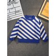 thumbnail image 2 of Boys Girls Thick Knitted Sweaters With Striped Decor For Fall Winter New, 2 of 6