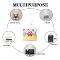 thumbnail image 4 of Lilixerw Large Storage Bags,Large Plastic Bags,Large Plastic Storage Bags,for Luggage,Suitcases,Chairs,Mini-bikes,Transparent Plastic Bags for Travel Outdoor Camping, 4 of 6