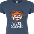 thumbnail image 3 of Rugrats - Chuckie We're Doomed - Juniors Fitted Graphic T-Shirt, 3 of 6