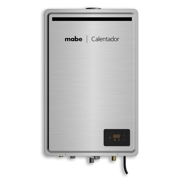 Calentador de Agua Instantáneo Automodulante 20 L Silver Mabe Gas Natural- CMM20M1FSNA