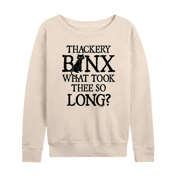 Hocus Pocus - Binx What Took Thee So Long - Women's Lightweight French Terry Long Sleeve Shirt