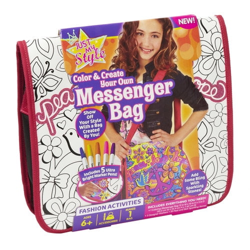 Just My Style Messenger Bag, 1 Each