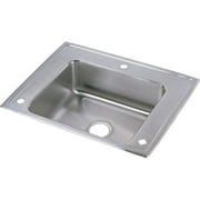 Elkay Drkad282260l 28" Single Basin Drop In Stainless Steel Utility Sink - 3 Faucet Holes