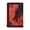 Black Dragon Red Background Pattern, variant on Boston Terrier Paw Art Waterproof Trifold Card Wallet, Elastic Polyester Toddlers Purse Easy to Access Coin Storage Pouch for Daily Use Outdoor Travel