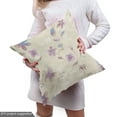 thumbnail image 5 of Ambesonne Floral Fabric by the Yard, Abstract Spring Flowers Art, 5 Yards, Pale Lavender Blue Grey, 5 of 5