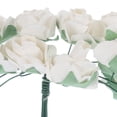 thumbnail image 5 of OUNONA 2 Pack Flowers Artificial Paper Rose Simulated Rose 8X1.5cm White, 5 of 8