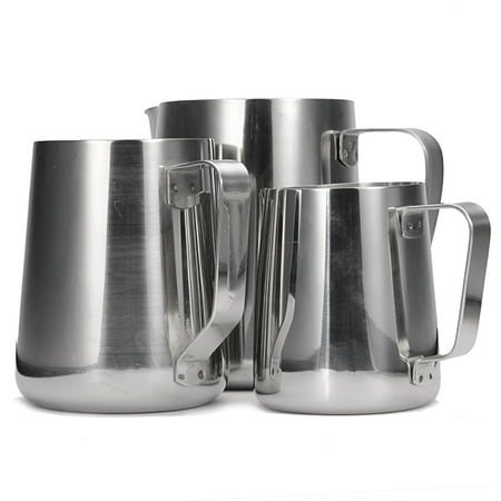 Silver Claret Jug - Kitchen Craft Barista Cappuccino Espresso Coffee Tea Milk Frothing Latte Jug