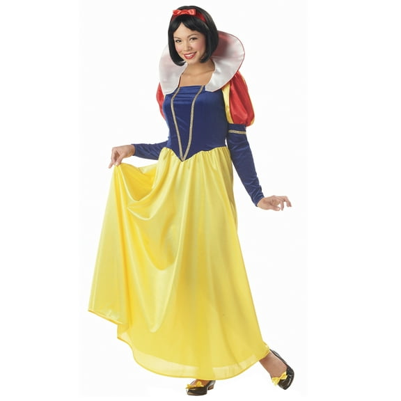 Disney Snow White Princess Women's Halloween Fancy-Dress Costume for Adult, S