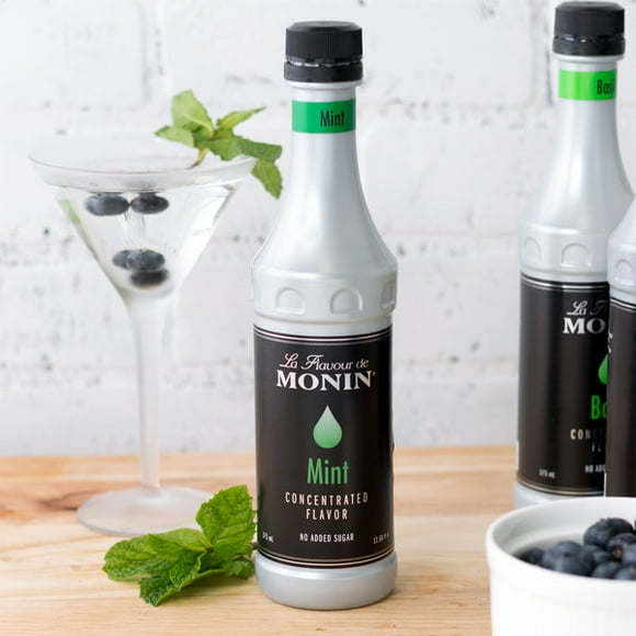 Monin 375 mL Mint Concentrated Flavor