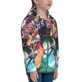 thumbnail image 3 of My Hero Academia Youth Sweatshirt 3D Printed Hoodie Activewear Teenager Winter Full-Zip Drawstring Jacket Coats Active Pullover Hooded Blouse For Boys Girls Medium, 3 of 8