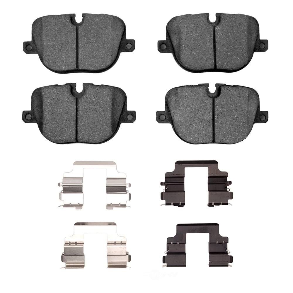 Dynamic Friction Company 1600-1427-01 DFC EURO 5000 Ceramic Brake Pads and Hardware Kit