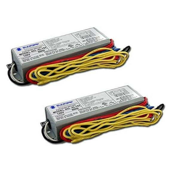 Sunpark SL15T Electronic Ballast for Multiple CFL and Fluorescent Lamps (2 Pack)