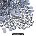 thumbnail image 3 of Uxcell 2880 Pcs Hotfix Rhinestones Flatback Crystal Gems SS10 2.9mm Silver, 3 of 5