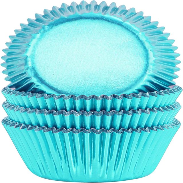 HLONK Gold Foil Muffin Cupcake Liners/Baking Cups Size 100-Count