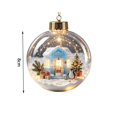 thumbnail image 3 of Light-Up Christmas Balls, Glowing Christmas Story Ornament, Light-Up Mini Holiday Scene with Warm LED Light, 3 of 7