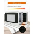 thumbnail image 2 of COMMERCIAL CHEF CHM11MW 1.1 cu. ft. Countertop Microwave with Digital Display, White, 2 of 6