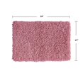 thumbnail image 4 of Home Weavers Fantasia Collection 100% Cotton Bathroom Rugs Set, Machine Washable Rug, Extra Soft and Absorbent bath Rug, Kitchen Mat, Bath Rug, Bath Floor Mat Non Slip, 17"x24" Rectangle, Pink, 4 of 6