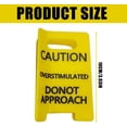 thumbnail image 3 of Yippzo Caution Overstimulated Hair Clip, Yellow Caution Hair Clip, Hold On Partner Im Over Stimulated, Funny Hairs Claw Clips, Strong Grip Claws Clips for Thick Hairs, 3 of 10
