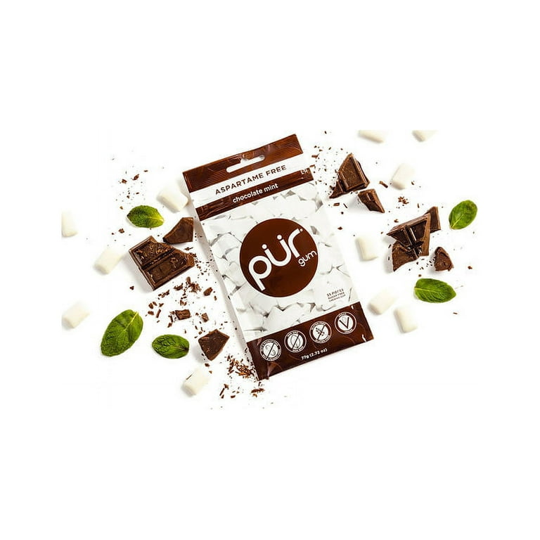 PUR Gum | Aspartame Free Chewing Gum | 100% Xylitol | Sugar Free, Vegan,  Gluten Free & Keto Friendly | Natural Flavored Gum, Variety Pack, 55 Pieces