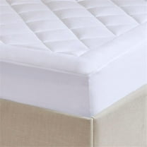 Pemberly Row Serenity Deep Pocket Waterproof Mattress Pad in White