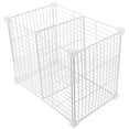 thumbnail image 3 of SHISUYAN Freezer Partition Bins Freezer Iron Wire Baskets Wire Storage Baskets Organizer For Pantry Kitchen Foods Snacks Vegetable Fruits Storage, 3 of 8