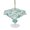 Turquoise, Light Apricot, variant on Outdoor Tablecloth with Umbrella Hole for Patio/Picnic/Party/Camping, Turquoise Coastal Summer Waterproof Table Cloth Round Cover Washable, Coral Shell Starfish Vintage (Dia 60")