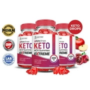 (3 Pack) Keto Drops Keto Extreme ACV Gummies 2000mg Dietary Supplement 180 Gummys