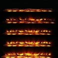 thumbnail image 3 of FESTIVO 36 in. Freestanding Electric Fireplace in Tan, 3 of 4