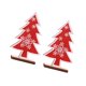 thumbnail image 3 of piezas de árbol de Navidad de madera para escritorio, decoración de mesa con impresión, mini árbol de Navidad, adorno para fiesta de Navidad., 3 of 6