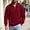 Wine # Mens Shirts, variant on Vetsdori Long Sleeve Shirts for Men Waffle Big and Tall Winter Pullover Outdoor Pocket Travel Plain Stand Up Collar Mens Tshirts Casual